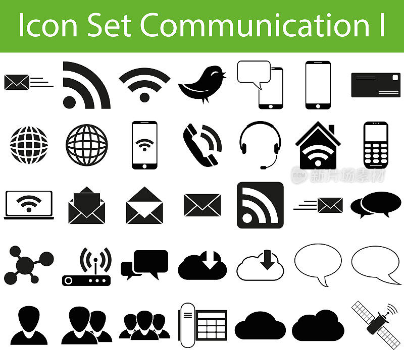 Icon Set通讯I